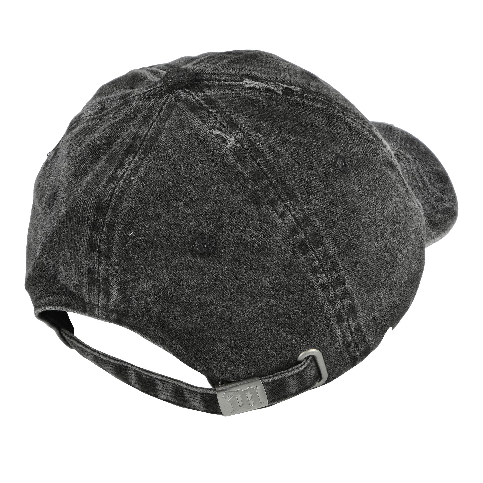 MISBHV Lost In Paradise Cap Washed Black Hats 260A505 Detail View 5 | GATE