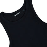 MISBHV M Tank Top Black Tops 260M108 Detail View 3 | GATE