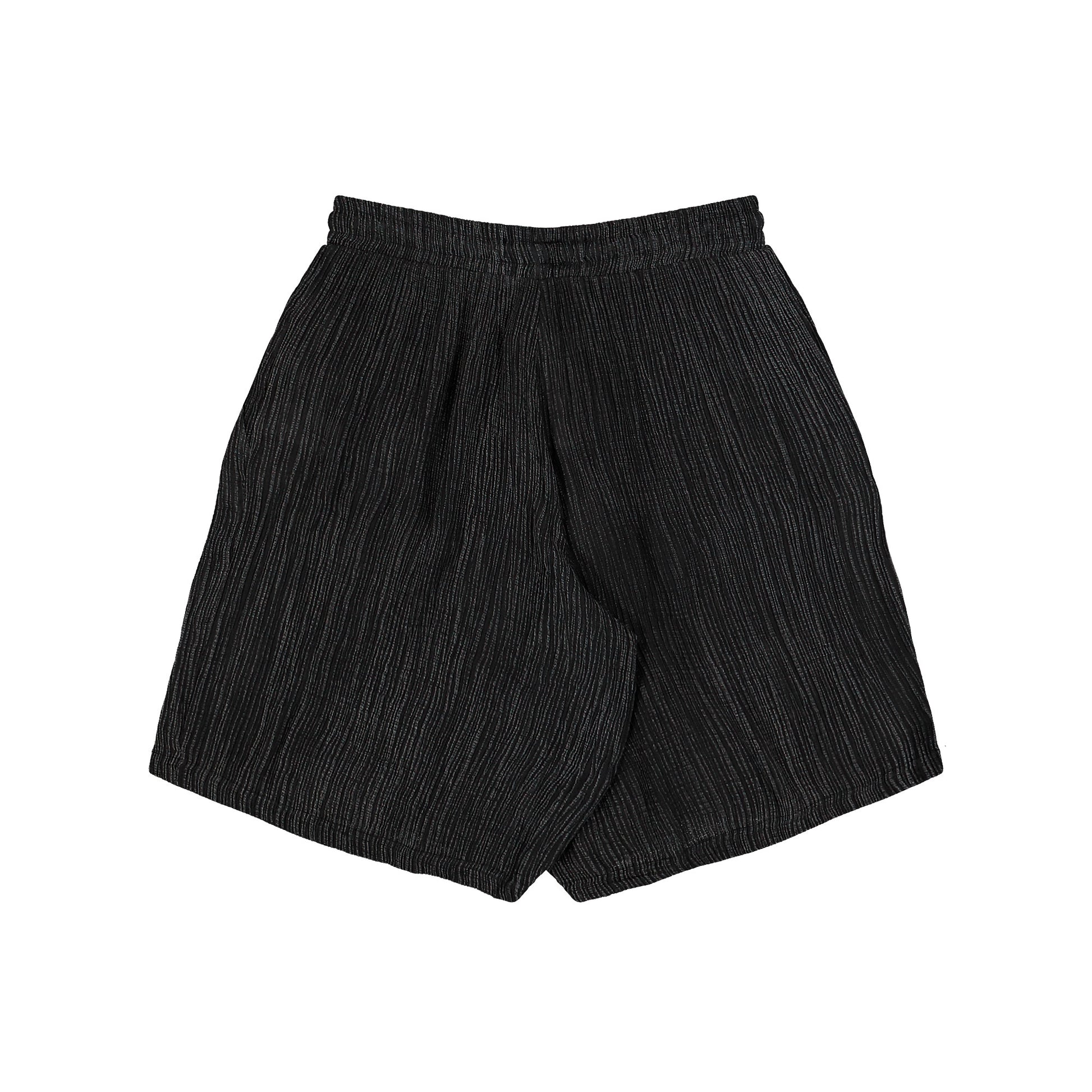MISBHV Smile Shorts Washed Black Shorts 260M300 Detail View 2 | GATE