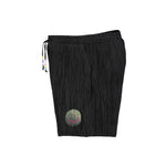 MISBHV Smile Shorts Washed Black Shorts 260M300 Detail View 3 | GATE