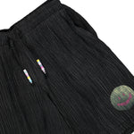 MISBHV Smile Shorts Washed Black Shorts 260M300 Detail View 4 | GATE