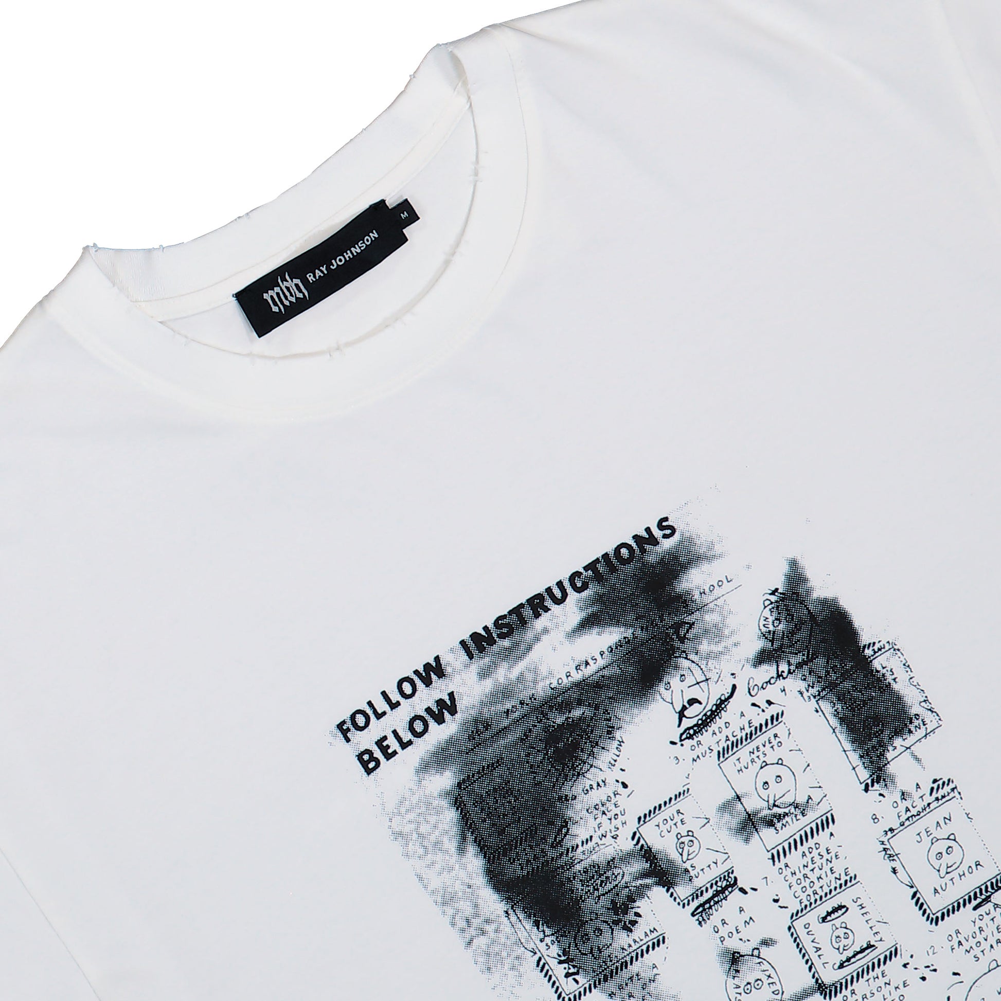 Ray Johnson x MISBHV Rimbaud Template T-Shirt Potted Off White T-Shirts 260U104 Detail View 3 | GATE