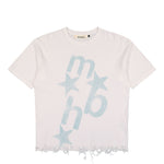 MISBHV Distressed MBH Star T-Shirt Off White T-Shirts 260U112 Detail View 1 | GATE