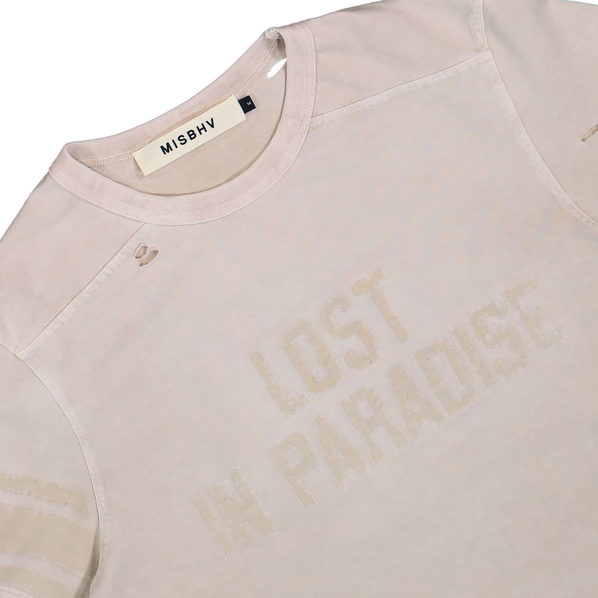MISBHV Lost In Paradise T-Shirt Sand T-Shirts 260U114 Detail View 3 | GATE