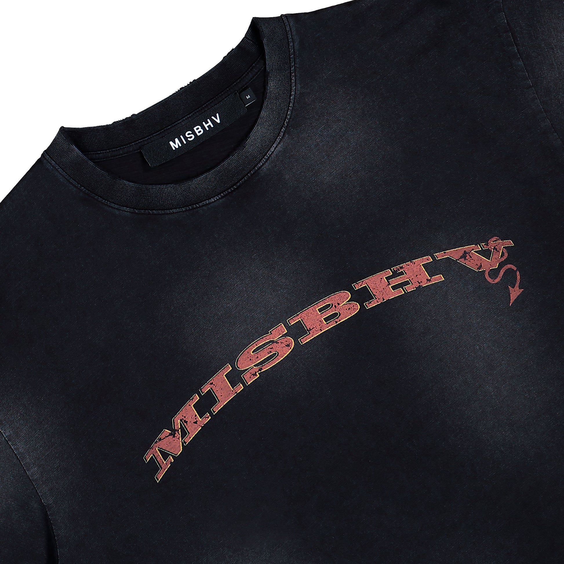 MISBHV Devil MISBHV Fadded T-Shirt Grey T-Shirts 260U122 Detail View 3 | GATE