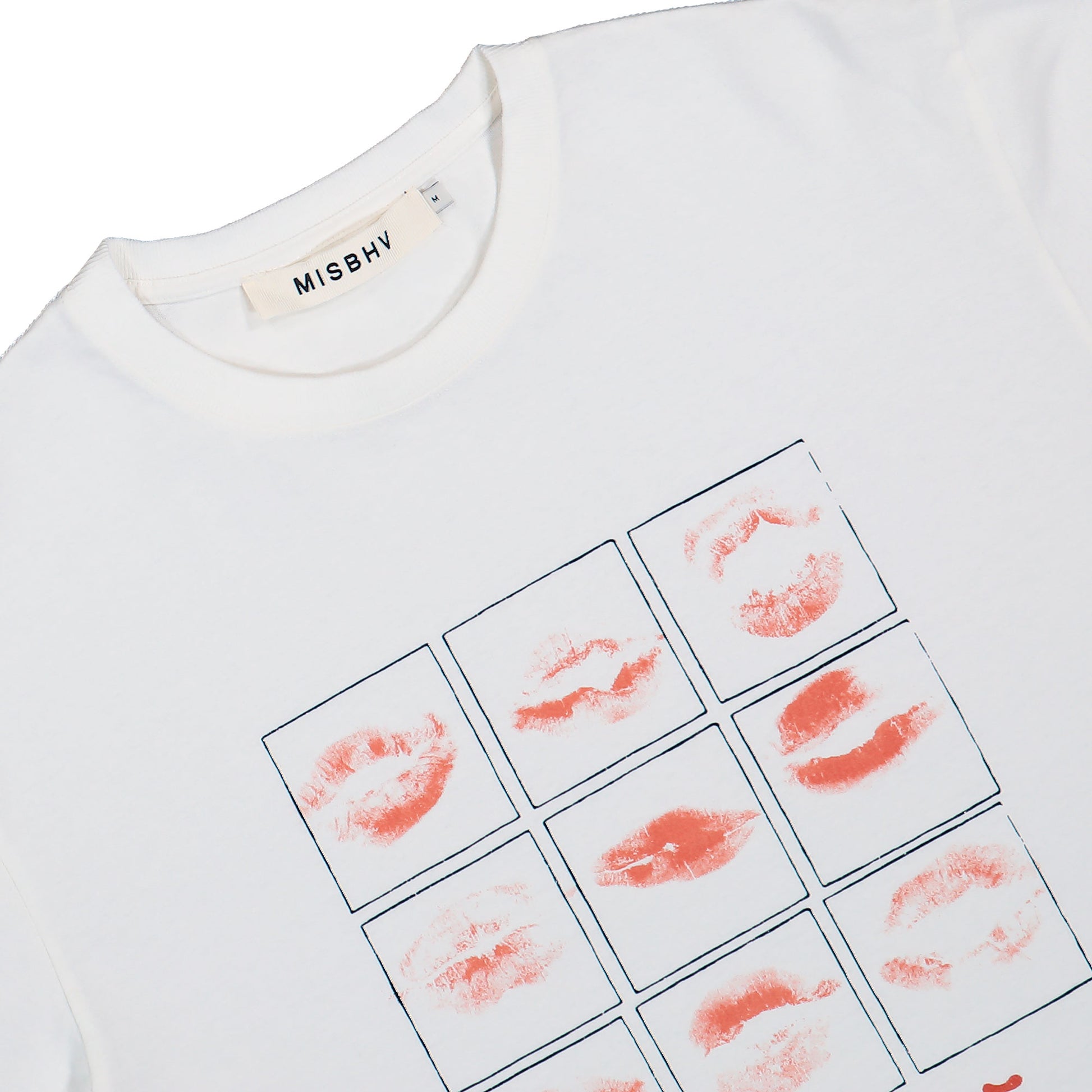 MISBHV Kiss XOXO T-Shirt Off White T-Shirts 260U147 Detail View 3 | GATE