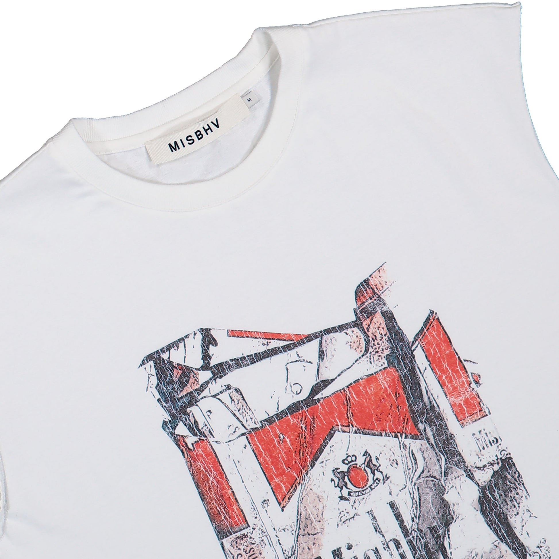 MISBHV Cigarettes Muscle Tank Off White T-Shirts 260U149 Detail View 3 | GATE
