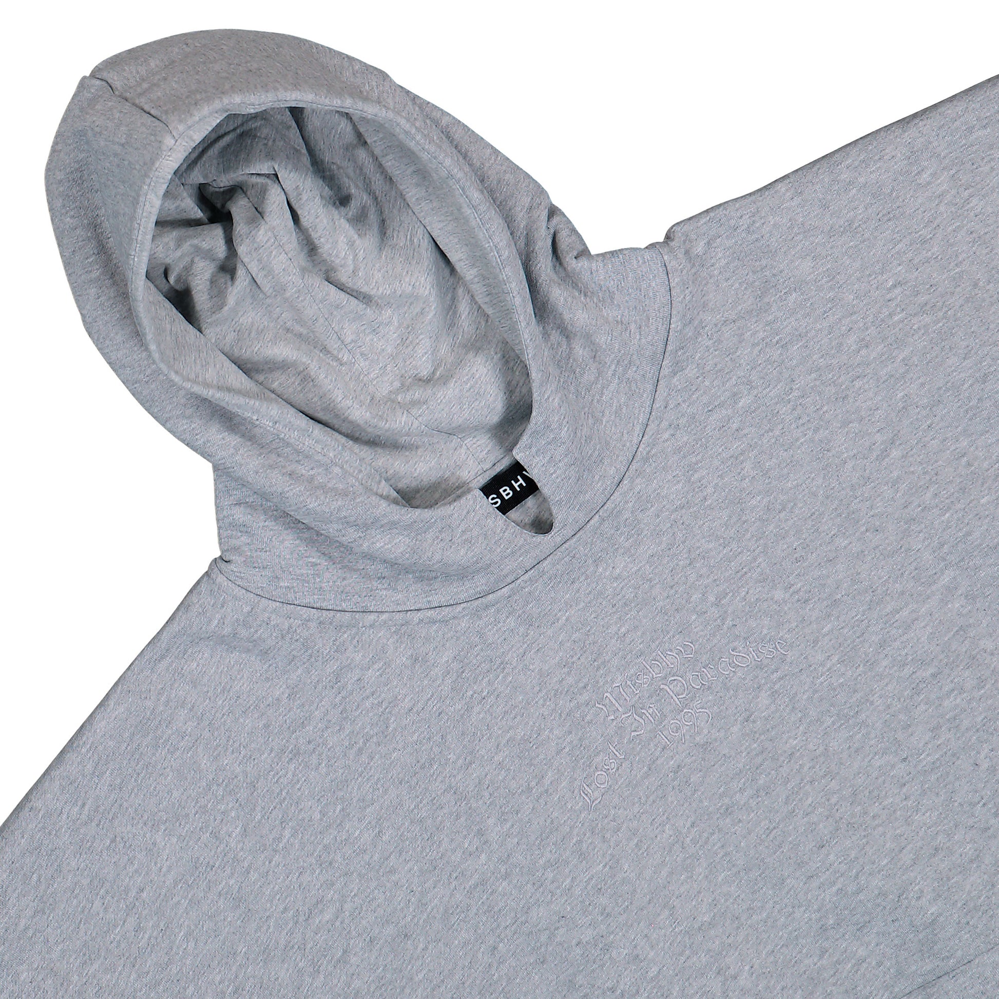 MISBHV Inflated Heather Grey Hoodie Grey Hoodies 260U206 Detail View 3 | GATE