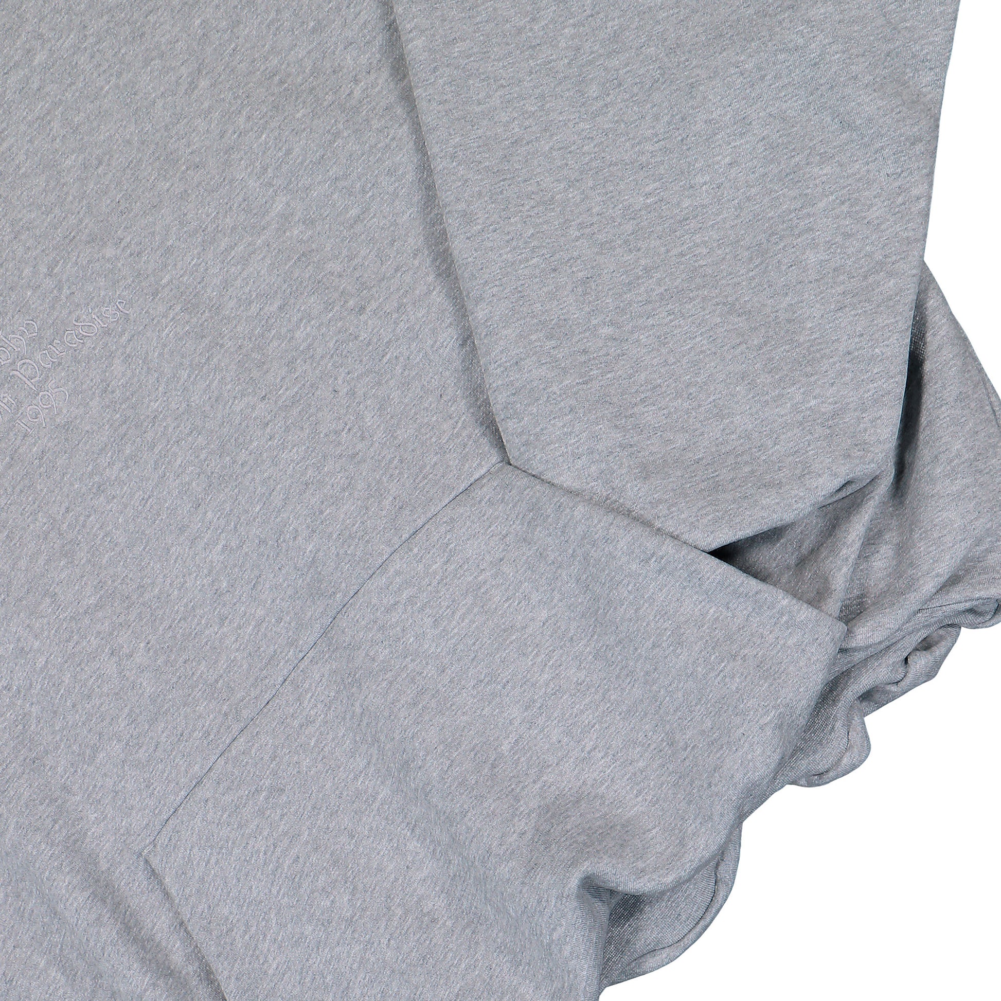 MISBHV Inflated Heather Grey Hoodie Grey Hoodies 260U206 Detail View 4 | GATE