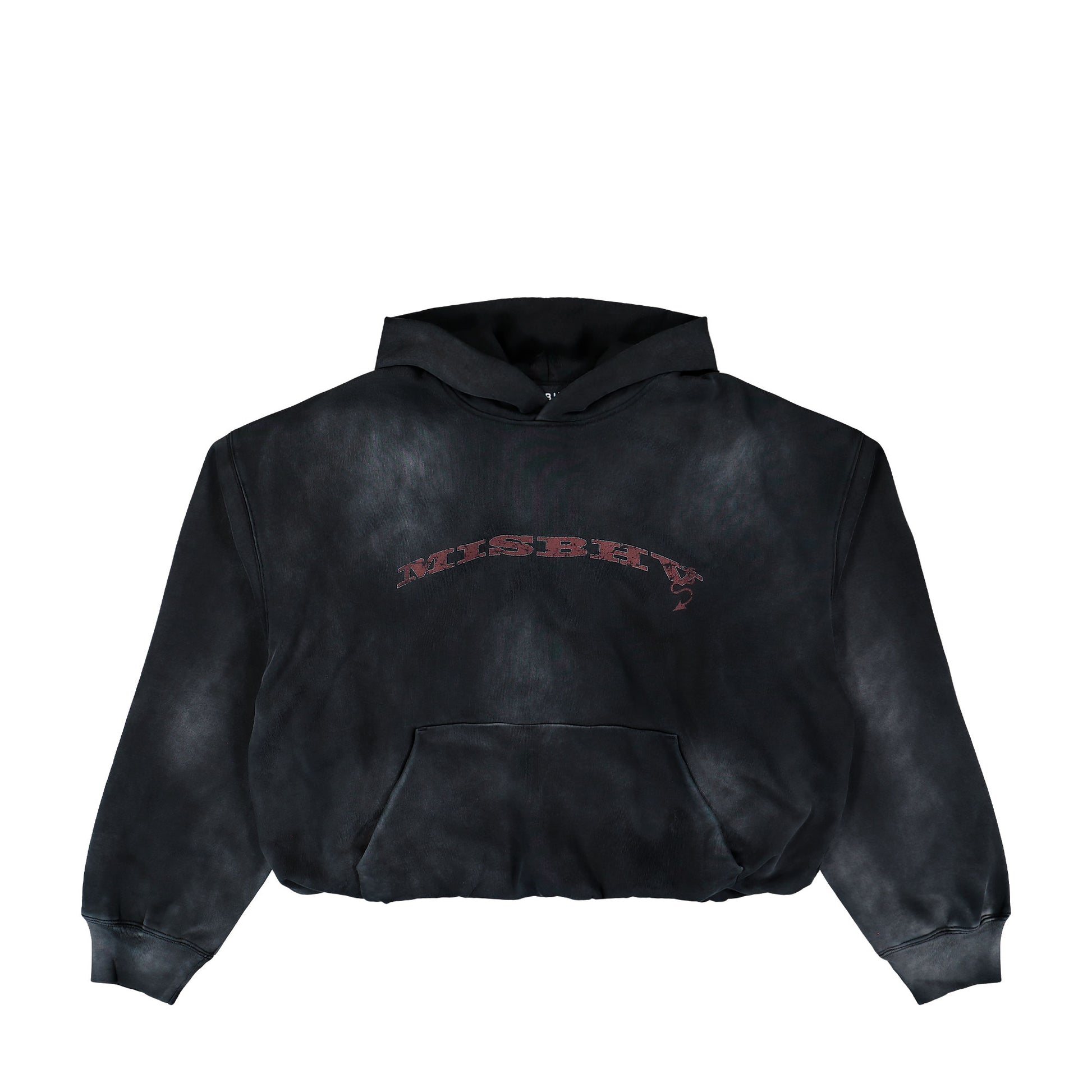 MISBHV Devil MISBHV Inflated Hoodie Washed Grey Hoodies 260U209 Detail View 1 | GATE