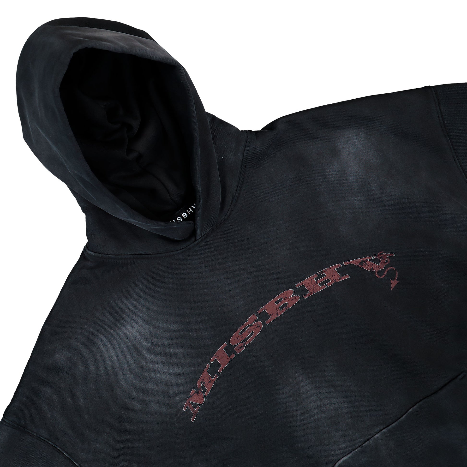 MISBHV Devil MISBHV Inflated Hoodie Washed Grey Hoodies 260U209 Detail View 3 | GATE