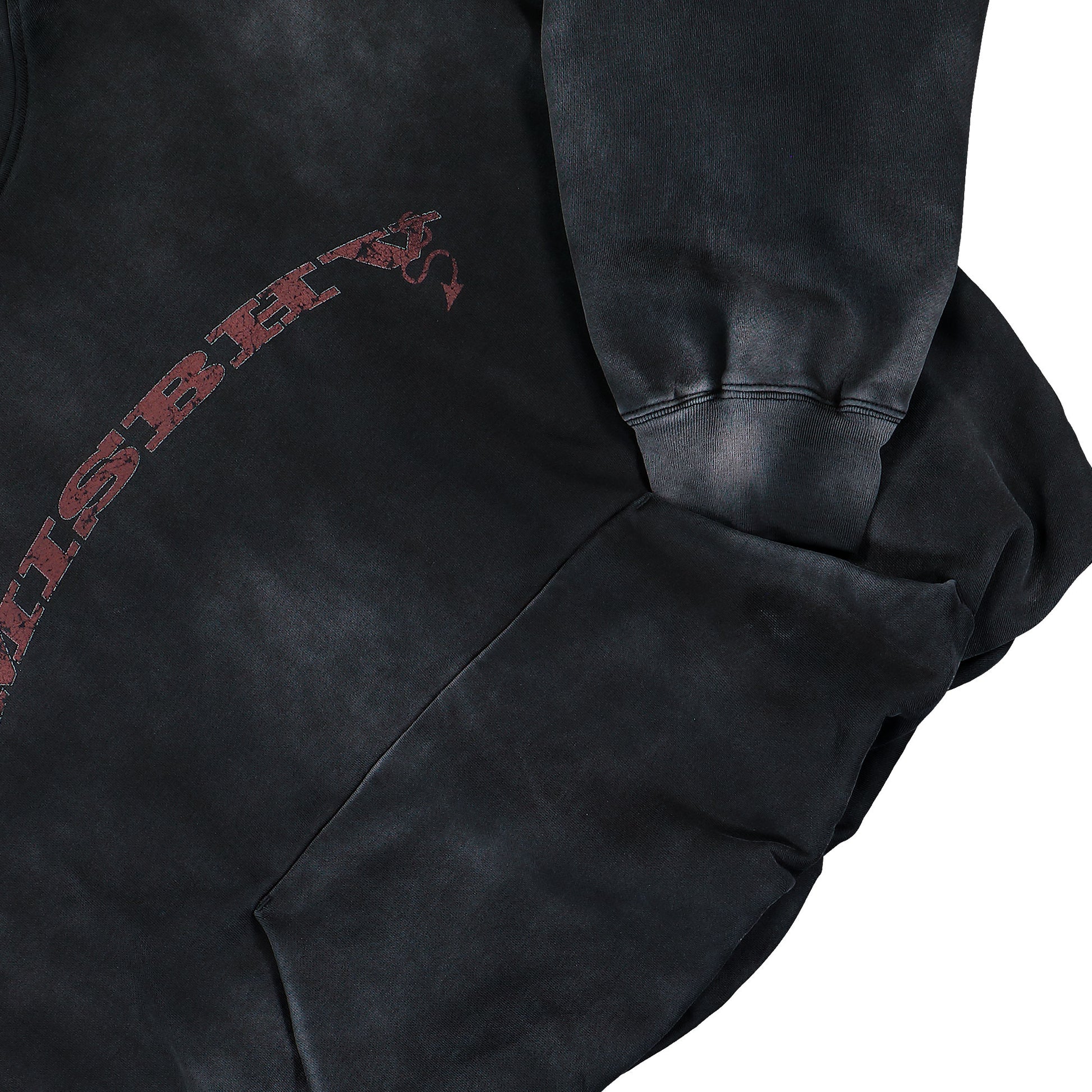 MISBHV Devil MISBHV Inflated Hoodie Washed Grey Hoodies 260U209 Detail View 4 | GATE