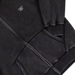 MISBHV Teddy Zipped Hoodie Washed Black Hoodies 260U225 Detail View 4 | GATE
