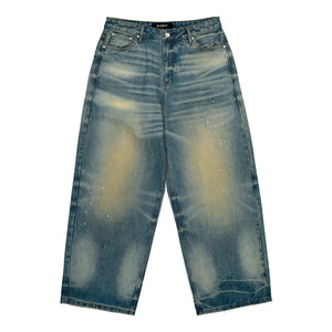 MISBHV Baggy Denim Trousers Dirt Denim Denim 260U307 Detail View 1 | GATE