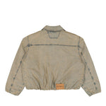 MISBHV Sand Washed Bomber Denim Jacket Sand Washed Jackets 260U404 Detail View 2 | GATE