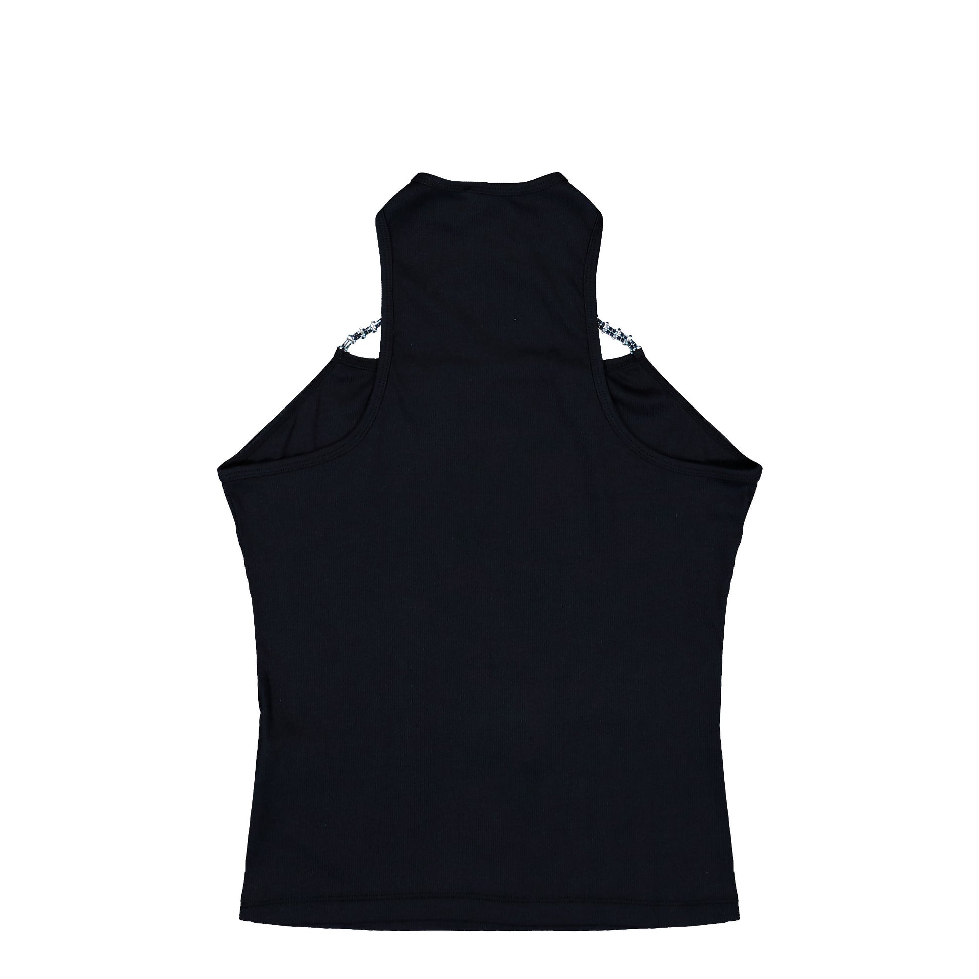 MISBHV Chain Tank Top Black Tops 260W114 Detail View 2 | GATE