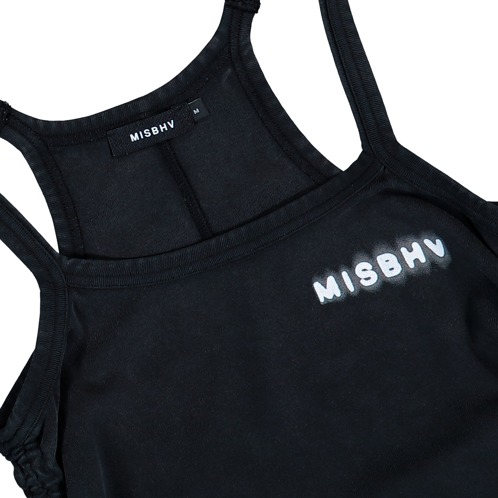 MISBHV Community Tank Top Black Tops 260W125 Detail View 3 | GATE
