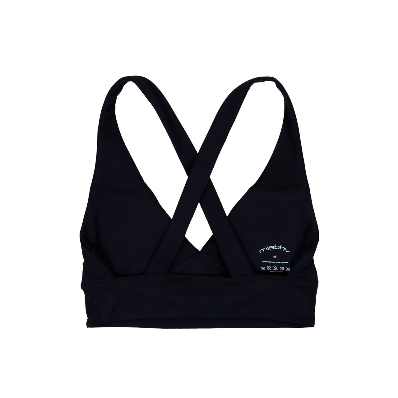 MISBHV Logo Bra Black Bras & Bralettes 260W502 Detail View 1 | GATE