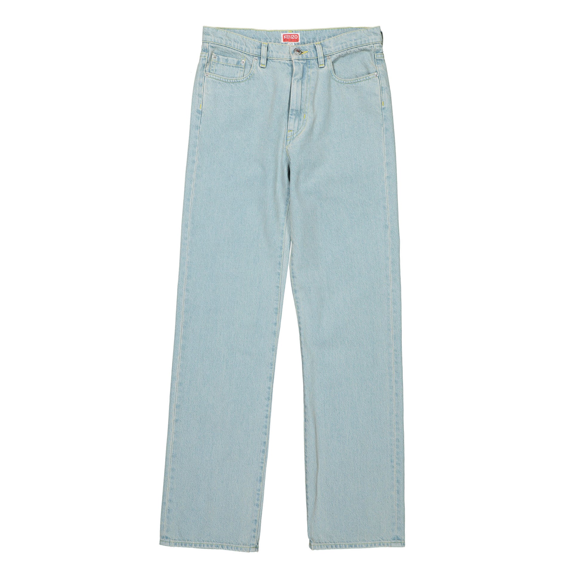 Nigo x Kenzo Regular Fit Jean Sky Blue Denim FC52DP201CEB Detail View 1 | GATE
