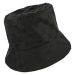 Nylon Monogram Bucket Hat Black