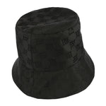 Nylon Monogram Bucket Hat Black