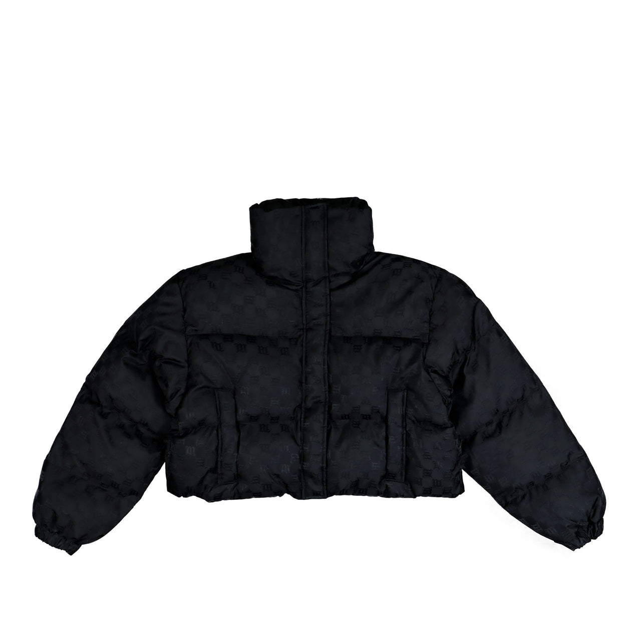 MISBHV Nylon Monogram Puffer Black Jackets 3121W414 Detail View 1 | GATE