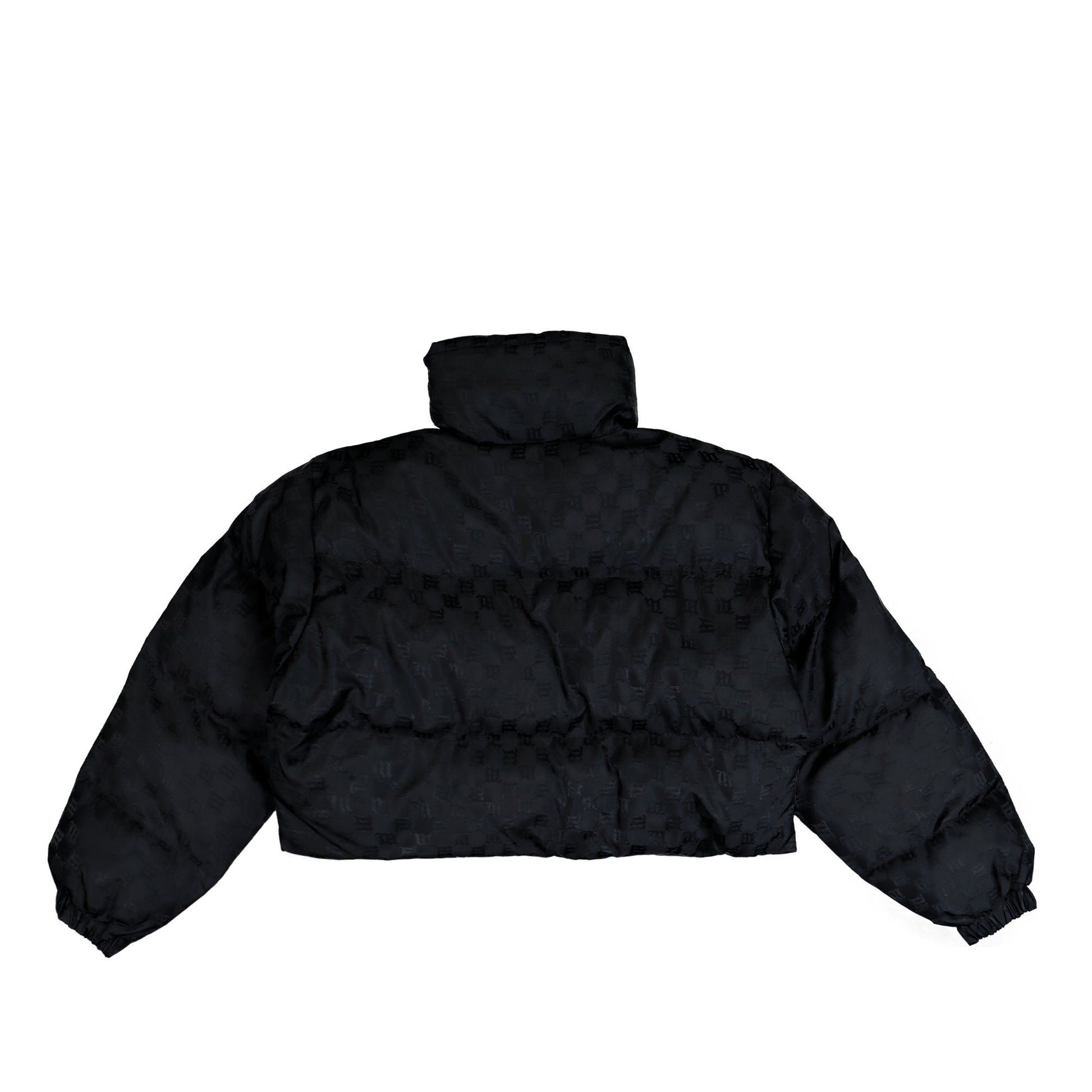 MISBHV Nylon Monogram Puffer Black Jackets 3121W414 Detail View 2 | GATE
