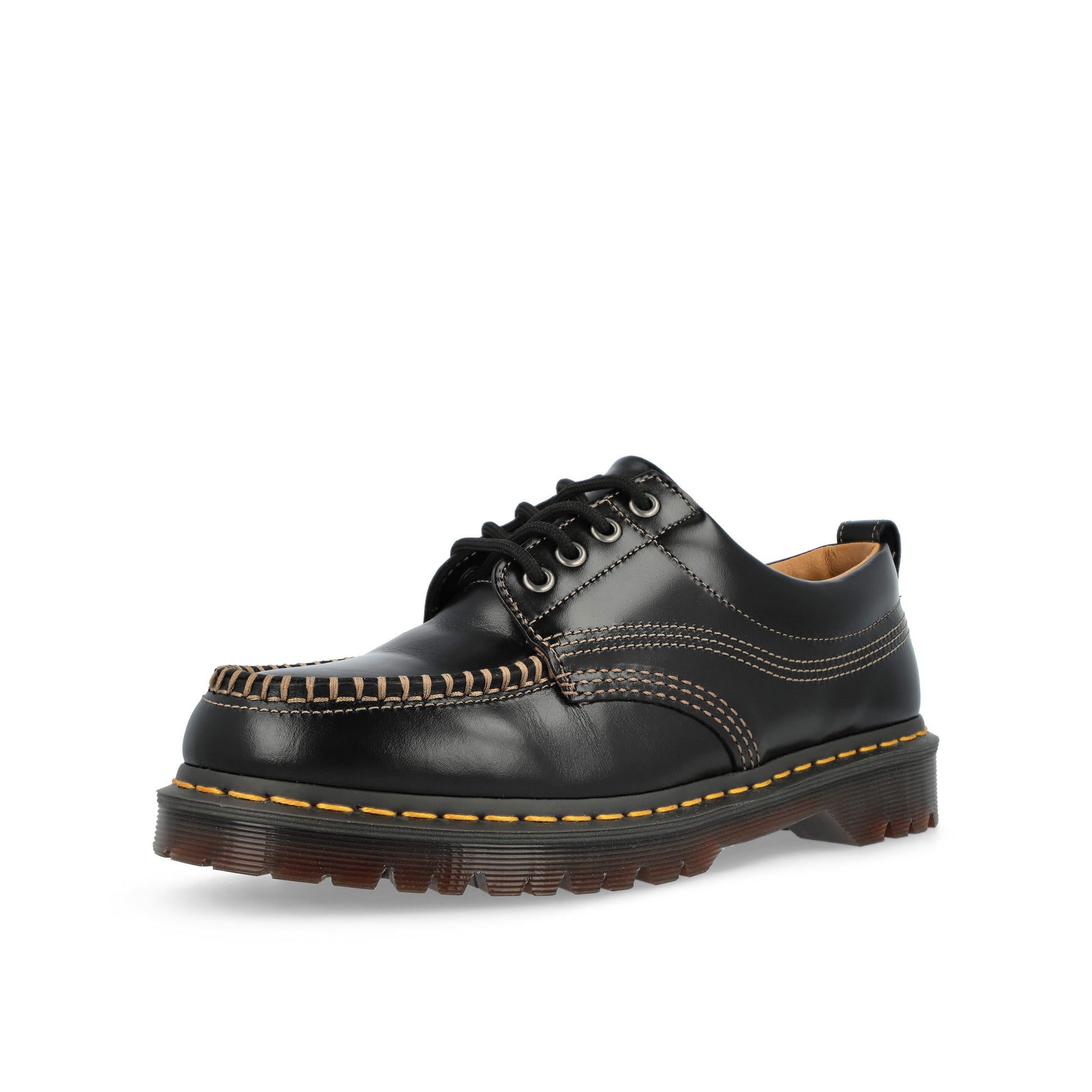 Dr. Martens Lowell Black Lace Ups 31816001 Detail View 4 | GATE