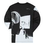 MSFTSrep Longsleeve Shirt Black Longsleeves 31MSFM24 Detail View 2 | GATE
