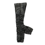 MISBHV Waxed Cotton Trousers Black Detail view 3 | Gate