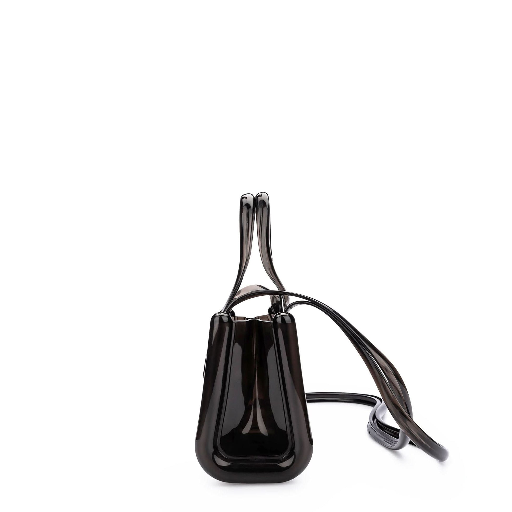 Telfar Small Jelly Shopper Black Detail view 3 | Gate