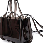 Telfar Small Jelly Shopper Black Detail view 4 | Gate