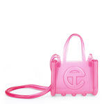 Telfar Small Jelly Shopper Pink Detail view 1 | Gate