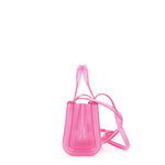 Telfar Small Jelly Shopper Pink Detail view 3 | Gate
