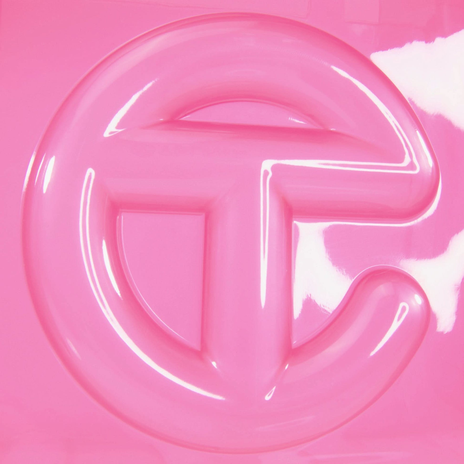 Telfar Small Jelly Shopper Pink Detail view 5 | Gate