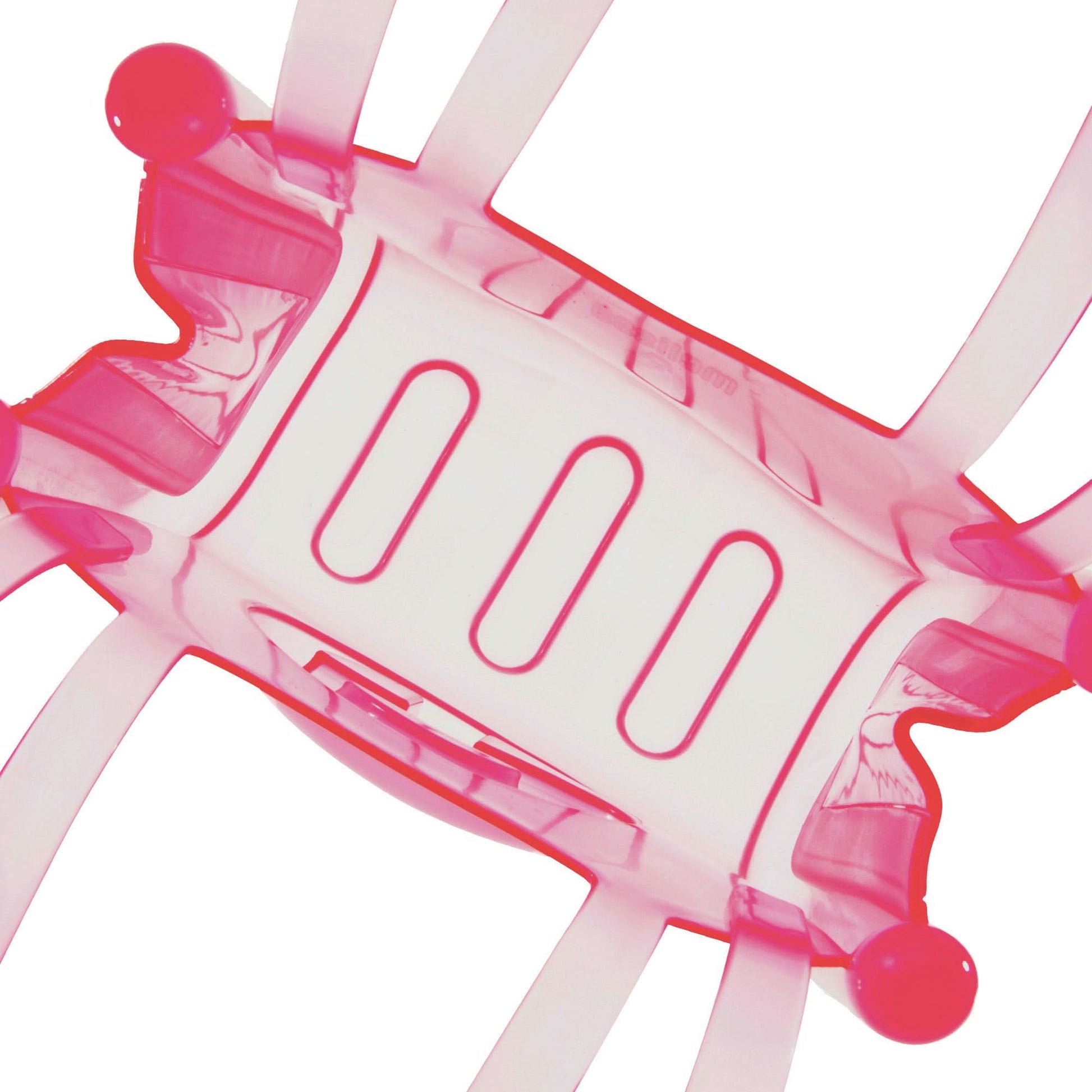 Telfar Small Jelly Shopper Pink Detail view 6 | Gate