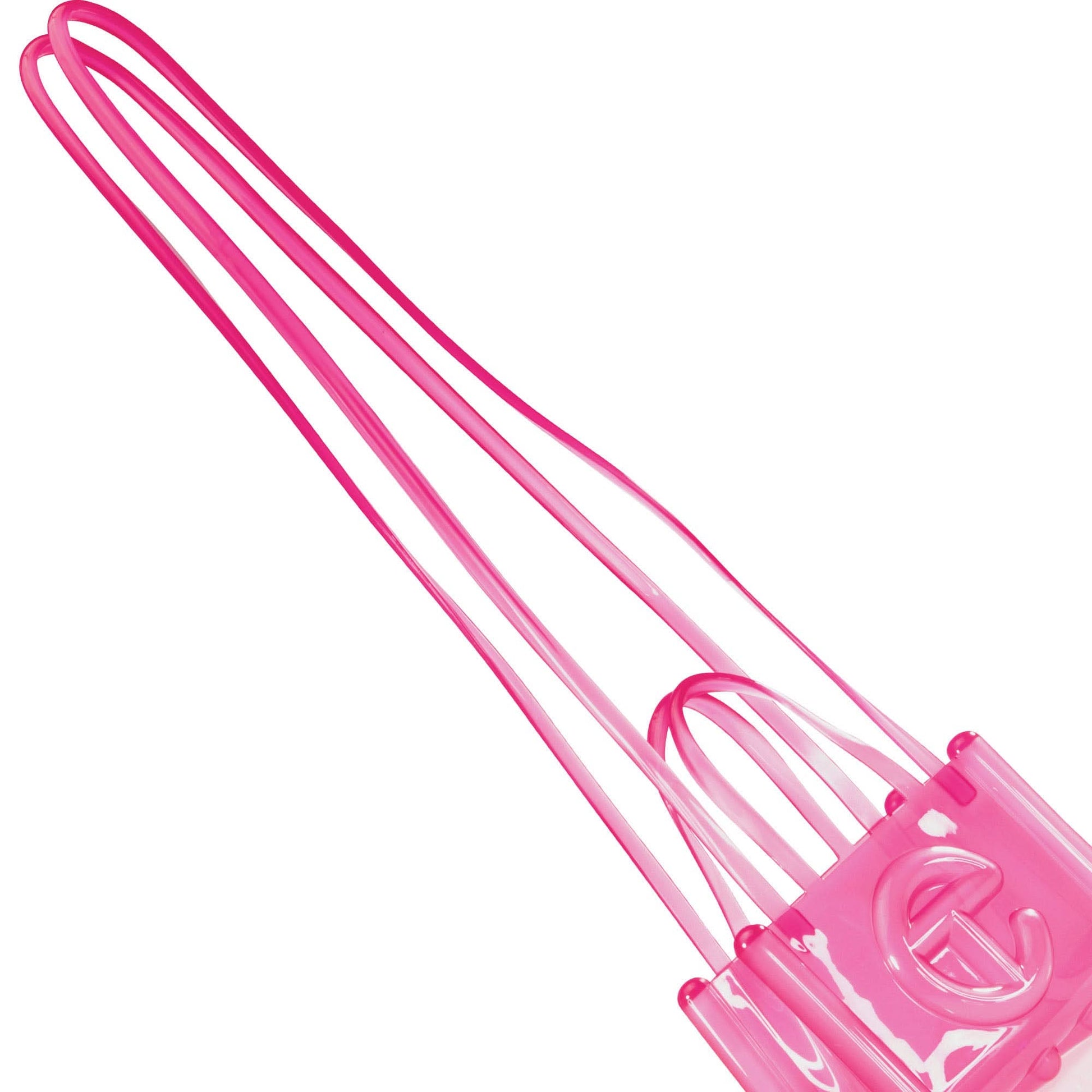 Telfar Small Jelly Shopper Pink Detail view 7 | Gate