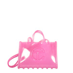 Telfar Medium Jelly Shopper Pink Detail view 1 | Gate