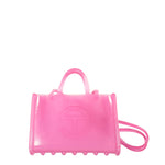 Telfar Medium Jelly Shopper Pink Detail view 2 | Gate