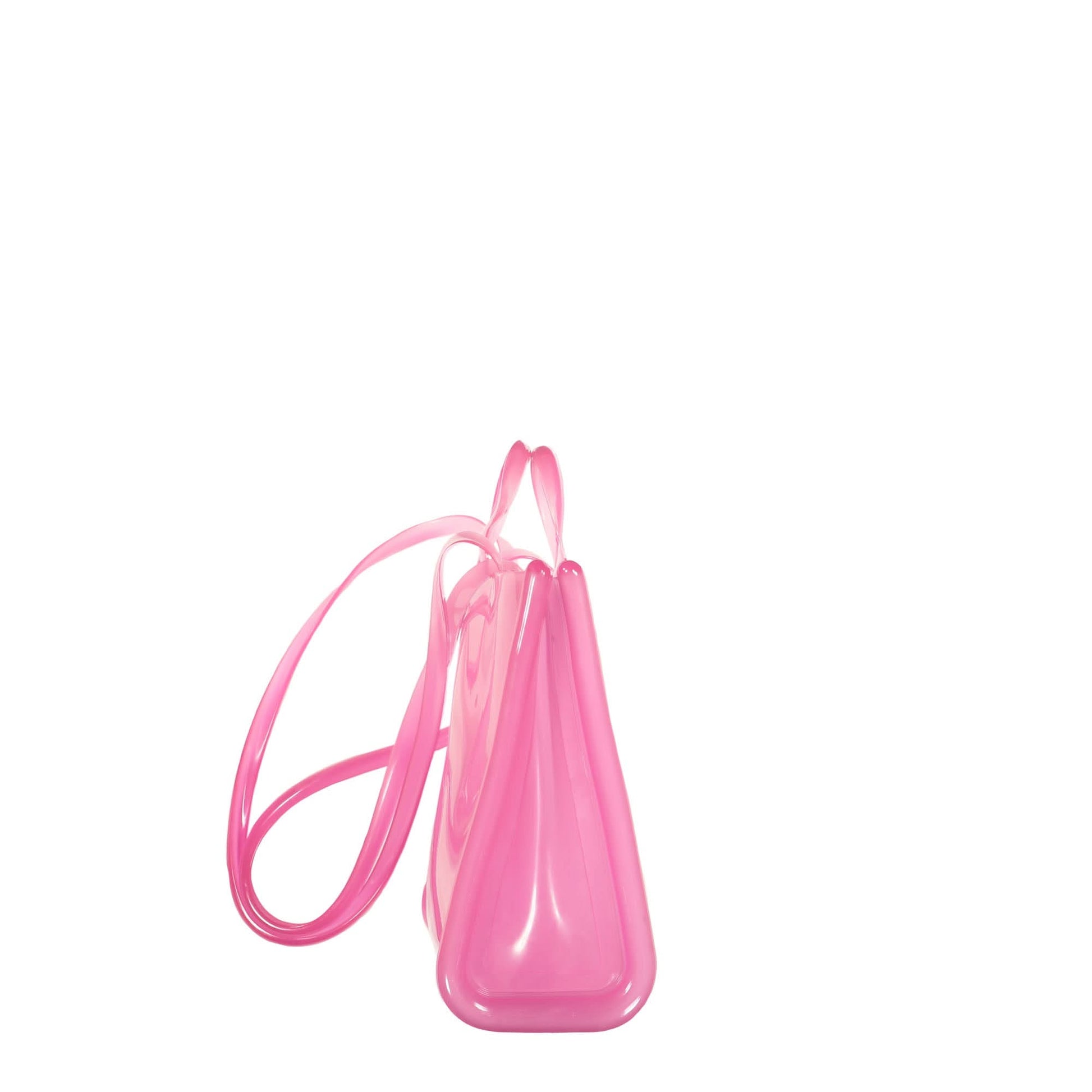 Telfar Medium Jelly Shopper Pink Detail view 4 | Gate