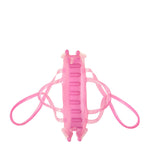Telfar Medium Jelly Shopper Pink Detail view 5 | Gate