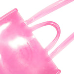 Telfar Medium Jelly Shopper Pink Detail view 7 | Gate