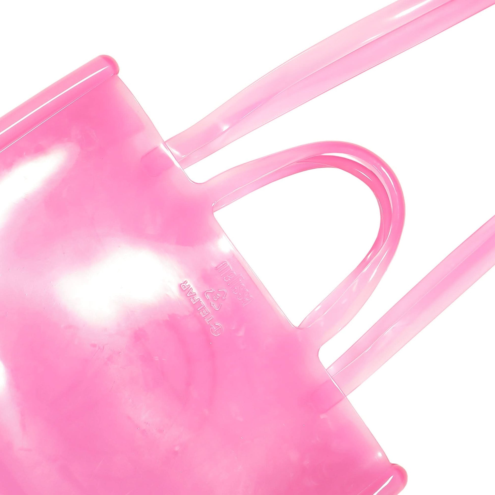 Telfar Medium Jelly Shopper Pink Detail view 7 | Gate