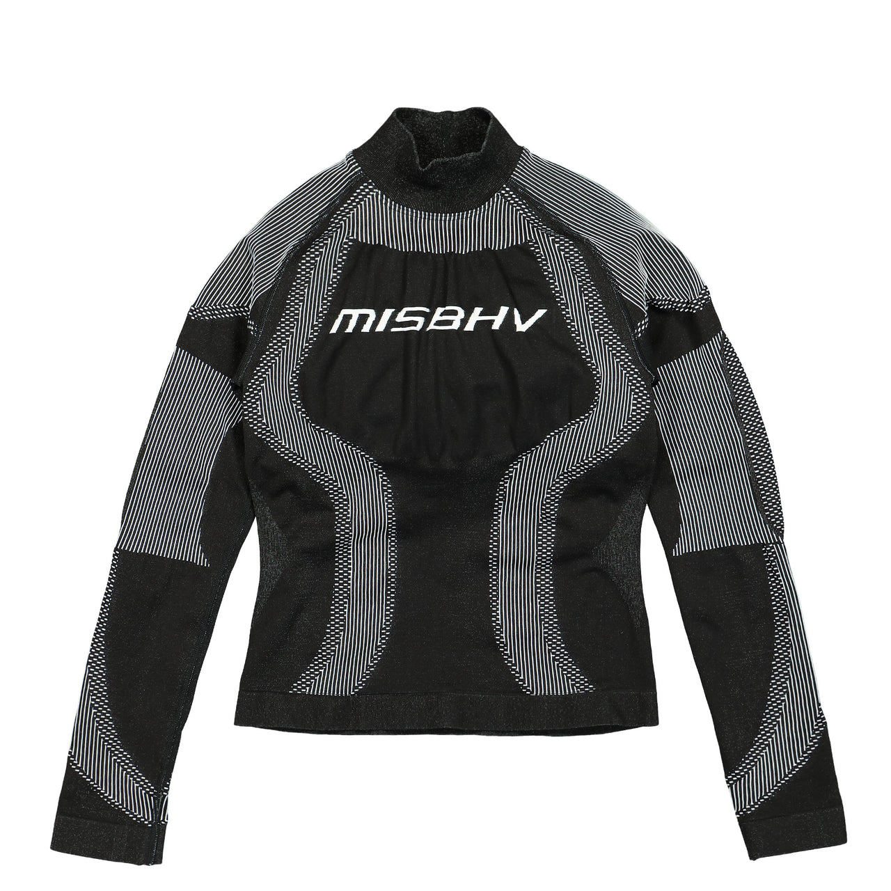 MISBHV Sport Active Classic Longsleeve Black/White Longsleeves 4120W550 Detail View 1 | GATE
