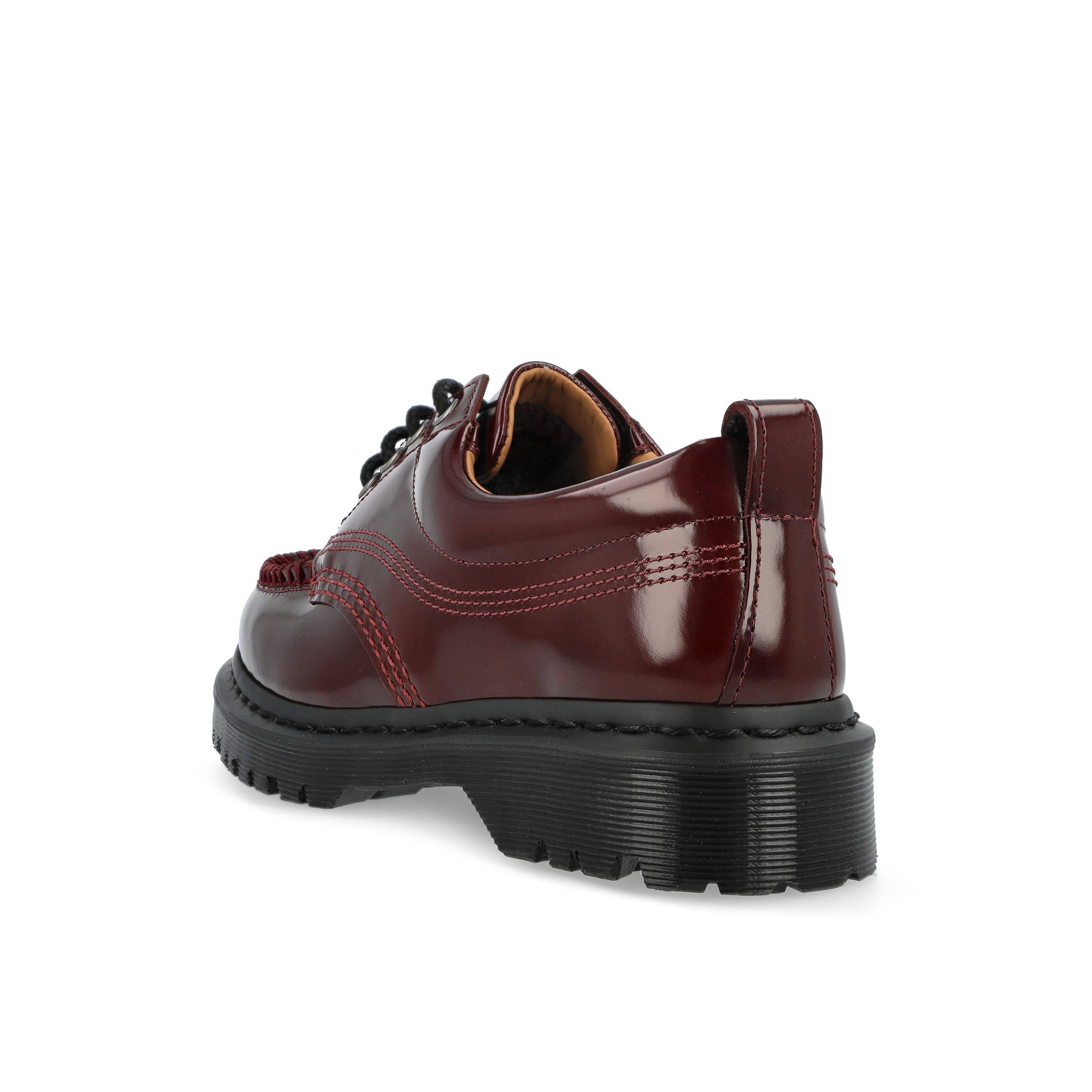 Dr. Martens Lowell Cherry Red Lace Ups 42436600 Detail View 3 | GATE
