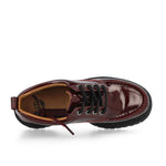 Dr. Martens Lowell Cherry Red Lace Ups 42436600 Detail View 5 | GATE
