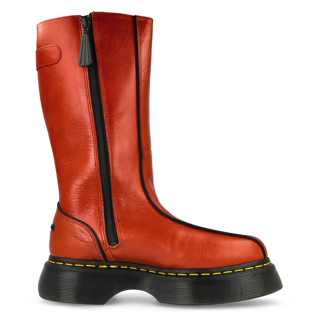 Dr. Martens Buzz Hi  Flame Red Boots 42577800 Detail View 1 | GATE
