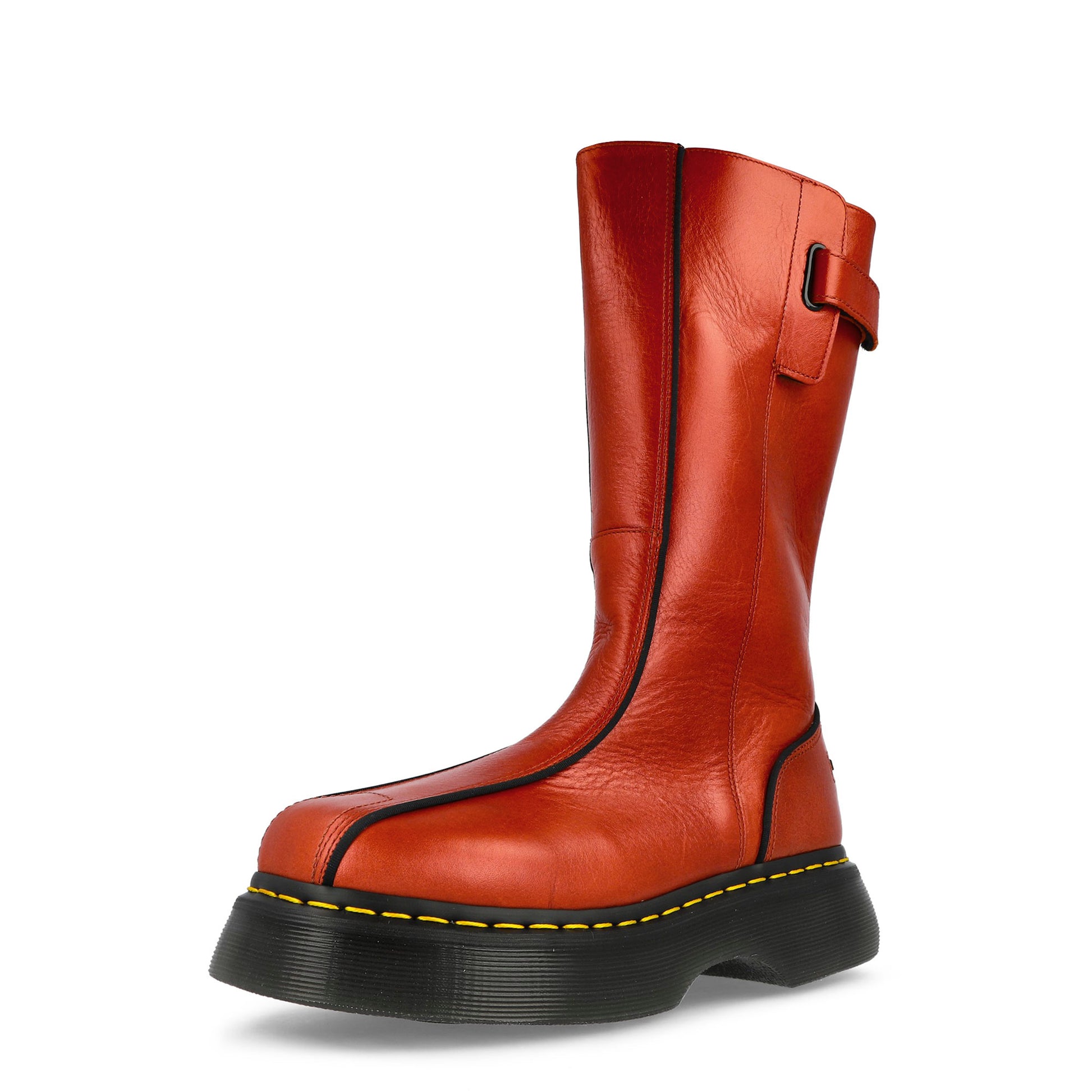 Dr. Martens Buzz Hi  Flame Red Boots 42577800 Detail View 4 | GATE
