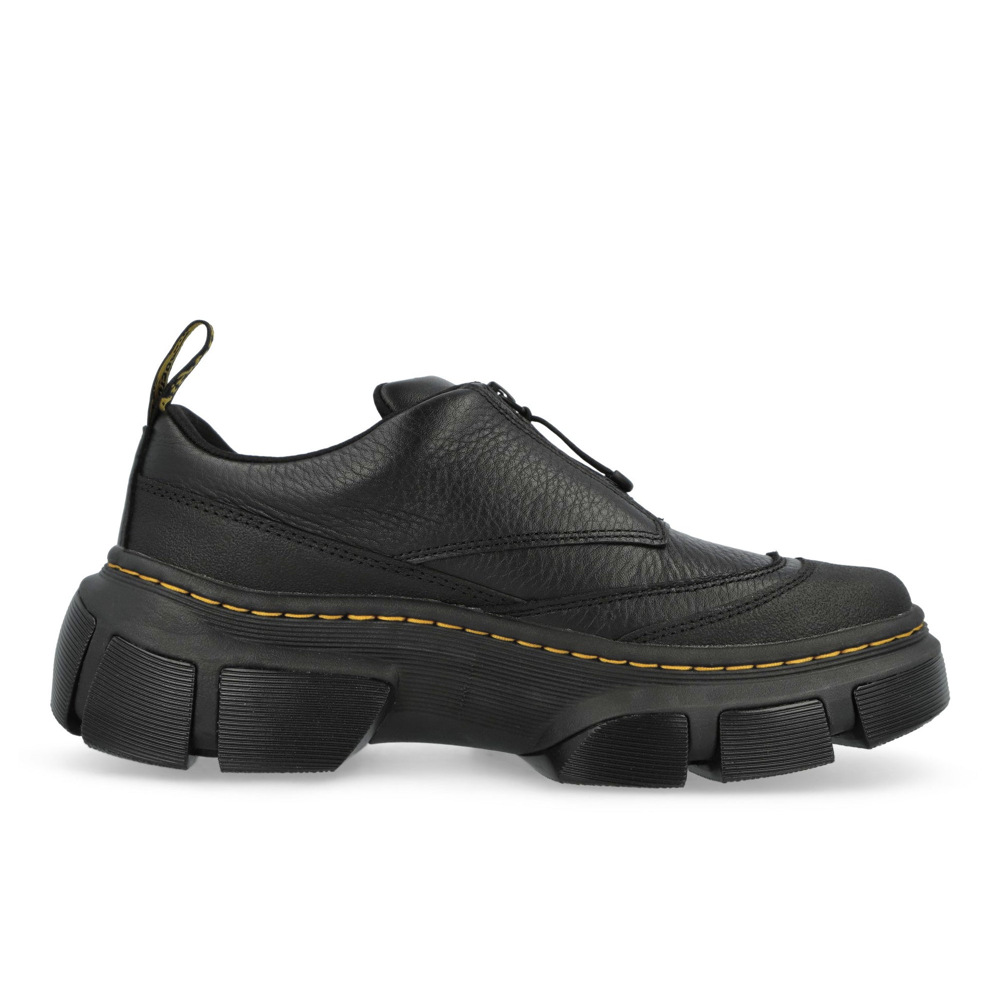 Dr. Martens DMXL Zip Shoe Black Lace Ups 42877001 Silhouette | Overkill
