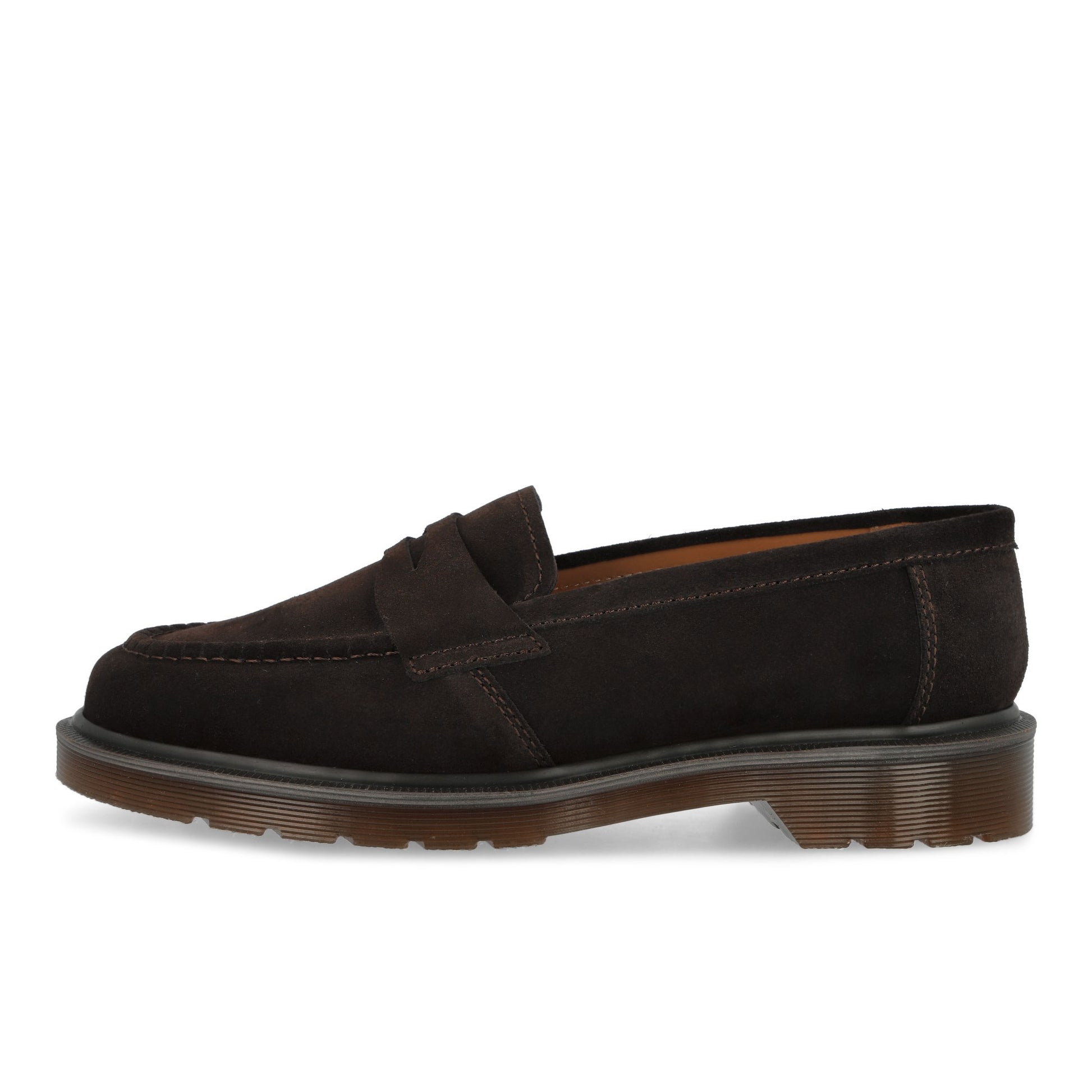 Dr. Martens Delapre Penny Loafer Brindle Brown Loafer 43301201 Detail View 1 | GATE